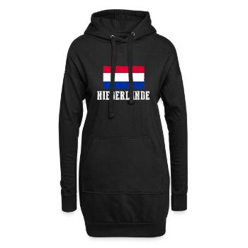 Pays-Bas Pays-Bas - Sweat-shirt à capuche long Femme - noir - Devant