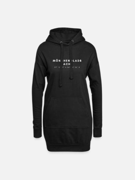 Mönchengladbach coordinates - Hoodie Dress - black