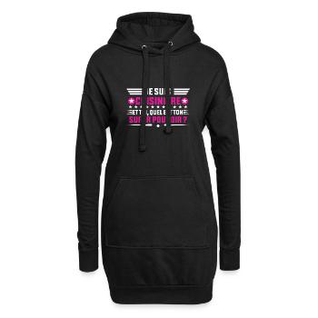 je suis cuisinière idée cadeau cuisinière - Sweat-shirt à capuche long Femme - noir - Devant