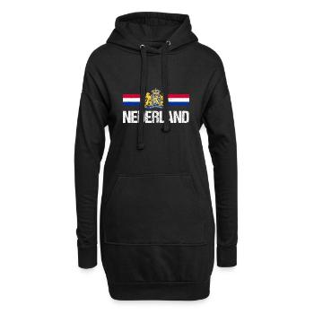 Pays-Bas Pays-Bas - Sweat-shirt à capuche long Femme - noir - Devant