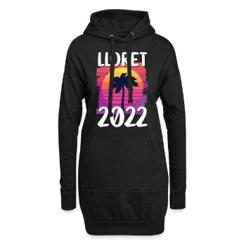 Lloret De Mar 2022 - Hoodie-Kleid - Schwarz - Vorne
