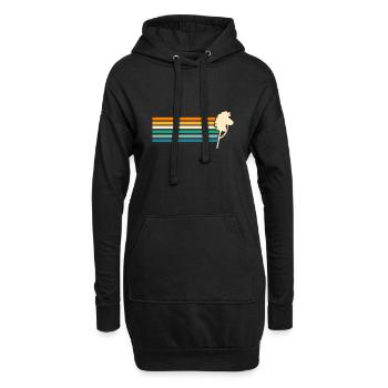 Steckenpferd Hobby Horsing - Hoodie-Kleid - Schwarz - Vorne