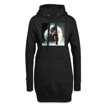 Tour d’Enduro 1 - Sweat-shirt à capuche long Femme - noir - Devant