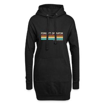 Forklift Operator Limited Edition Forklift Driver - Hoodie Dress - black - Front