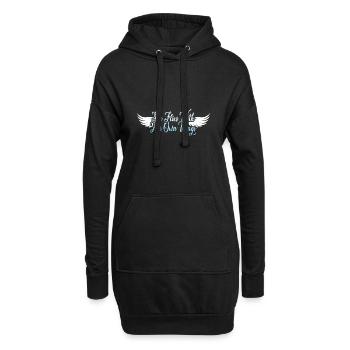 Oregon Map Motto Design für stolze Oregonians - Hoodie-Kleid - Schwarz - Vorne