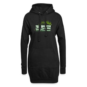 I'M A SECRET SENCHA TEA DRINKER SENCHATEE TEE - Hoodie-Kleid - Schwarz - Vorne