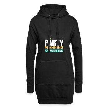 Party Planning Committee Organisator Team Crew - Hoodie-Kleid - Schwarz - Vorne