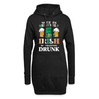 Irland Pub Reisen Ireland - Hoodie-Kleid - Schwarz - Vorne