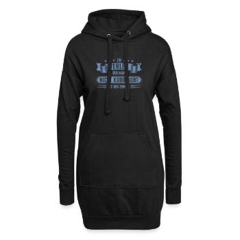 Fehler nicht korrigieren Spruch Zitat Weisheit - Hoodie-Kleid - Schwarz - Vorne