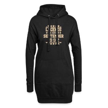 September 1992 - 30. Geburtstag Geschenk. Awesome. - Hoodie-Kleid - Schwarz - Vorne