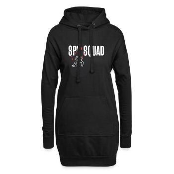 Spurensicherung - Kripo Polizei Kriminaltechnik - Hoodie-Kleid - Schwarz - Vorne