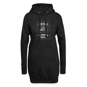 Oktober 1972 - 50. Geburtstag Geschenk. Legende. - Hoodie-Kleid - Schwarz - Vorne
