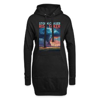 STORM CHASER T-Shirt - Hoodie-Kleid - Schwarz - Vorne