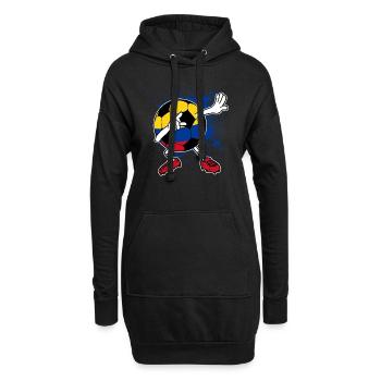 Kolumbien Fußball WM Trikot - Hoodie-Kleid - Schwarz - Vorne