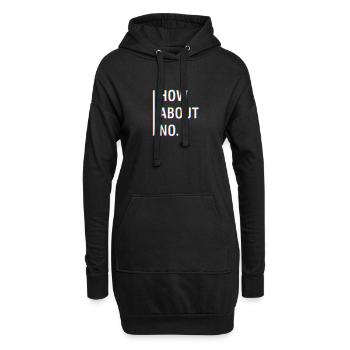 HOW ABOUT NO. I'm Not A People Person Tee - Hoodie-Kleid - Schwarz - Vorne