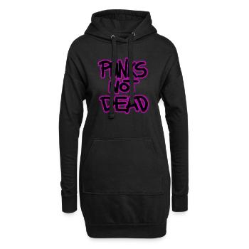 punks not dead - Hoodie-Kleid - Schwarz - Vorne