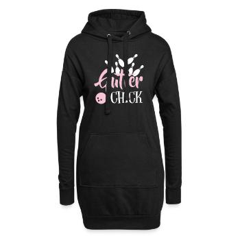 Bowling - Hoodie-Kleid - Schwarz - Vorne