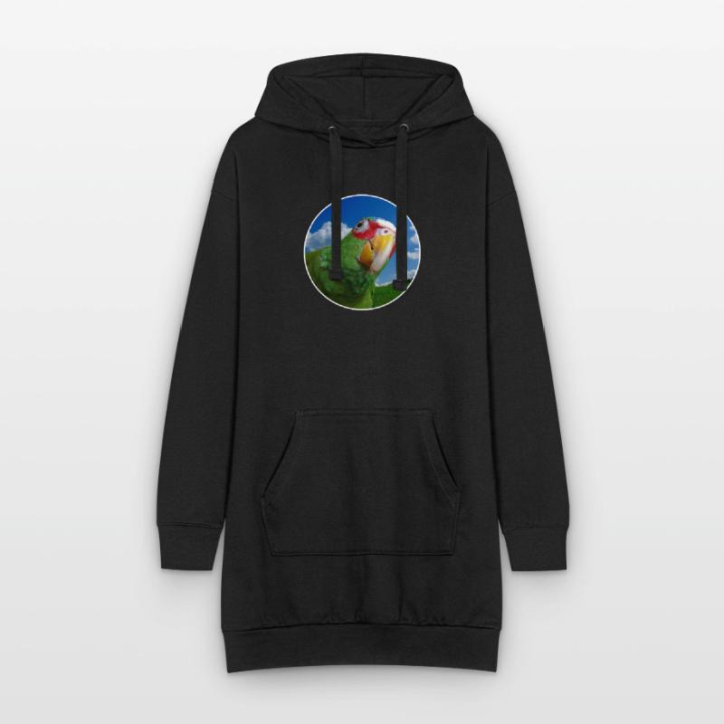 White-fronted Amazon Hoodie Dress