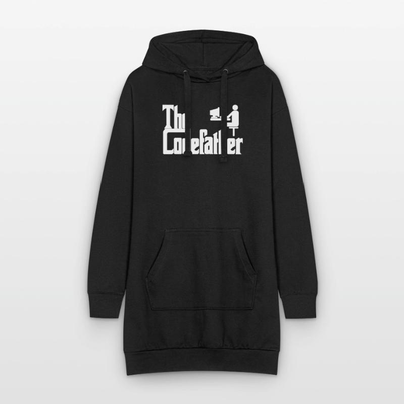 The Codefather Programmierer PC Coding Geschenk Hoodie-Kleid