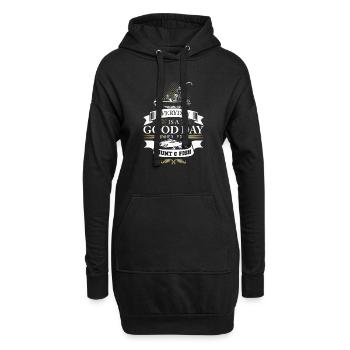Chasse et pêche! - Sweat-shirt à capuche long Femme - noir - Devant