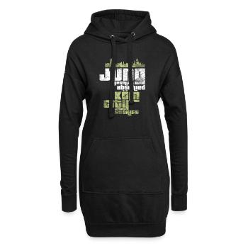 Junggesellenabschied Köln City Stories - Hoodie-Kleid - Schwarz - Vorne