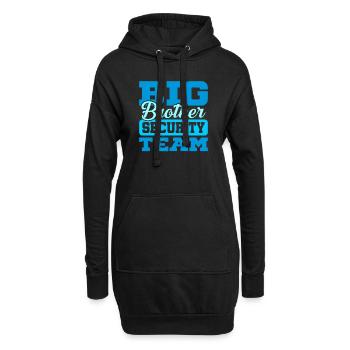 Équipe de sécurité de Big Brother - Sweat-shirt à capuche long Femme - noir - Devant