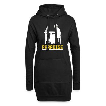 Gamer Gaming Clan Zocken Zocker - Hoodie-Kleid - Schwarz - Vorne