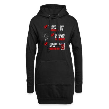 Surgeon Internist Anaesthetist Geschenkidee Shirt - Hoodie-Kleid - Schwarz - Vorne