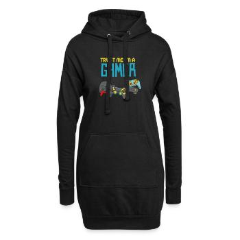 Trust Me I'm A Gamer - Hoodie-Kleid - Schwarz - Vorne
