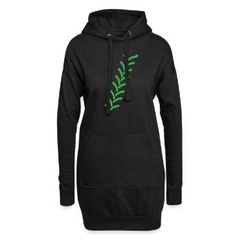 Landwirt Shirt Geschenk Bauer Traktor Farmer - Hoodie-Kleid - Schwarz - Vorne
