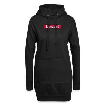 LOWEST | Tuning - Hoodie-Kleid - Schwarz - Vorne
