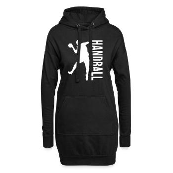 Handball Handballer Handball Player Gift - Sweat-shirt à capuche long Femme - noir - Devant