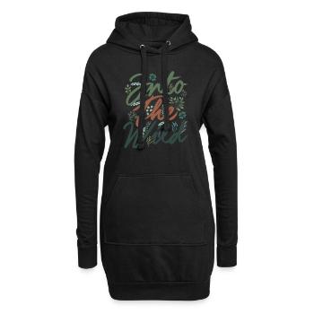 Dans le design sauvage Mojo T-shirt - Sweat-shirt à capuche long Femme - noir - Devant