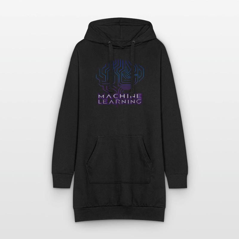 Machine Learning AI Artificial Intelligence Hoodie Dress