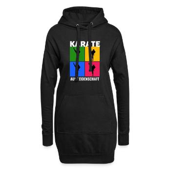 Karate Shirt Geschenkidee Karate-Kämpfer Trainer - Hoodie-Kleid - Schwarz - Vorne