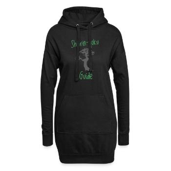 Shinrin-yoku guide Baum und Waldbaden Instructor - Hoodie-Kleid - Schwarz - Vorne