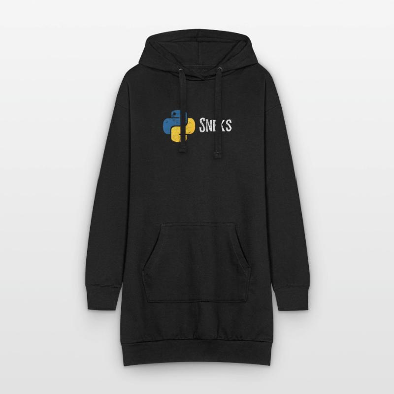 Lustige Python-Programmierer-Programmierung in Not Hoodie-Kleid