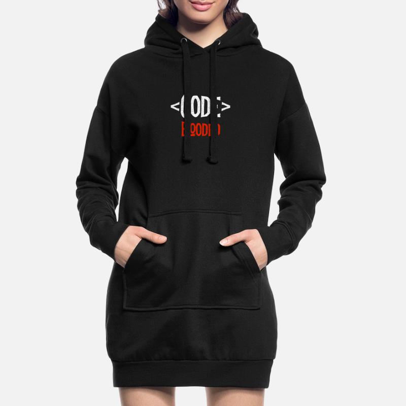 Developer Shirt - Code Blooded - Coding Coder Hoodie Dress