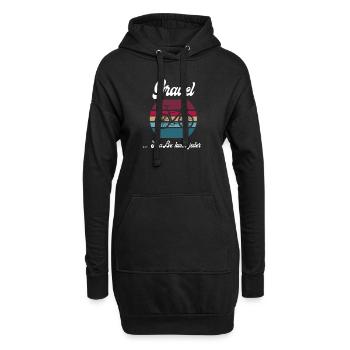 Gravel... N’importe qui peut faire la route - Sweat-shirt à capuche long Femme - noir - Devant
