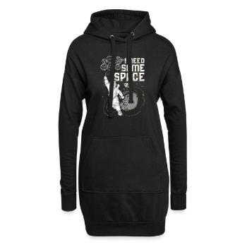 J'ai besoin d'un peu d'espace impression cadeau astronaute aérospatiale - Sweat-shirt à capuche long Femme - noir - Devant