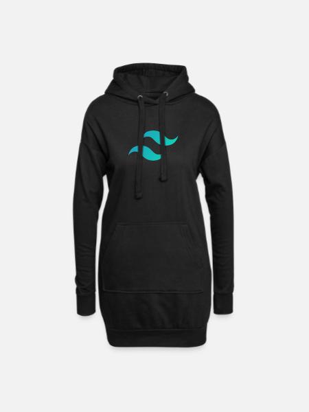 Rückenwind CSS Mark - CSS Framework Programmer Coder - Hoodie-Kleid - Schwarz