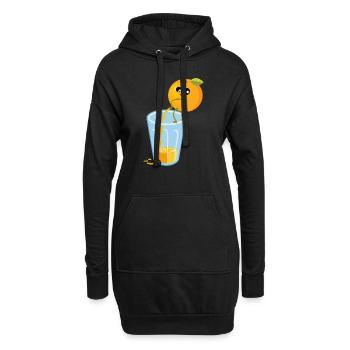 Humour drôle drôle drôle drôle cadeau amusant - Sweat-shirt à capuche long Femme - noir - Devant
