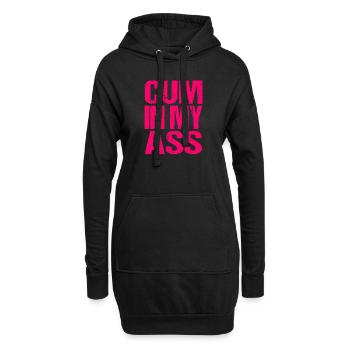 Sexe Proverbe Anal Porno Échangistes - Sweat-shirt à capuche long Femme - noir - Devant