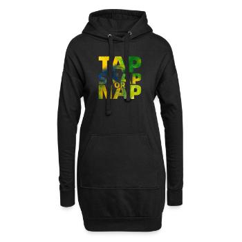 BJJ Gifts Tap Snap Or Nap Brazilian Jiu-jitsu Gift - Hoodie-Kleid - Schwarz - Vorne