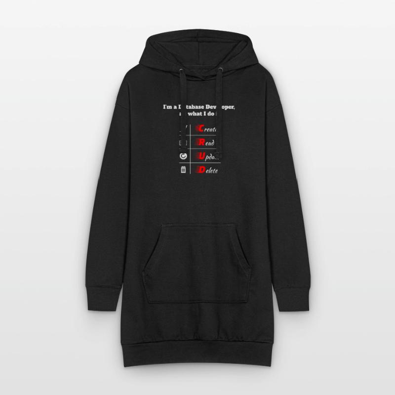 Database Developer, CRUD, Databases, SQL, DBA Hoodie Dress