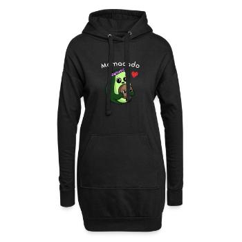 Conception Mamacado pour les futurs parents et les mères avec - Sweat-shirt à capuche long Femme - noir - Devant