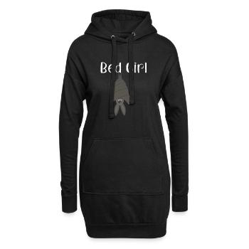 Pyjama pyjama pyjama chauve-souris Bedgirl - Sweat-shirt à capuche long Femme - noir - Devant