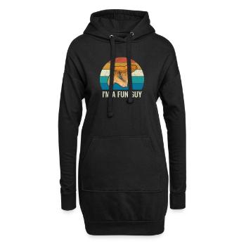 Chanterelle Wild Mushroom Forager - I'm a FUN GUY - Sweat-shirt à capuche long Femme - noir - Devant