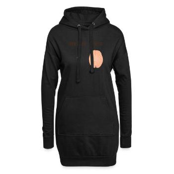 Ton cerveau, mon cerveau - Sweat-shirt à capuche long Femme - noir - Devant