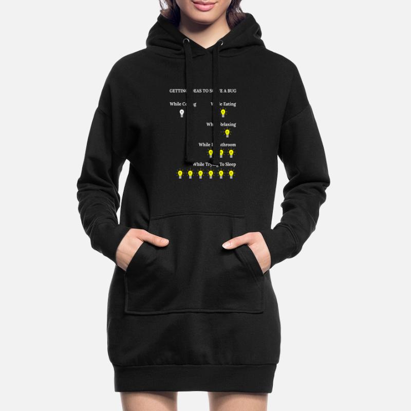 Funny Programming Software Engineer Bugs Code Hoodie Dress